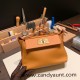 Hermes 21cm Mini kelly 2424 1H /Toffee Gold Hardware Full Handmade Hermes 21cm Mini kelly 2424 1H /Toffee Gold Hardware Full Handmade