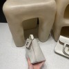 2424mini Beton  Silver Hardware  Full Handmade