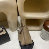 2424mini D0 Beige de Weimar ×18/Étoupe Grey  Silver Hardware  Full Handmade