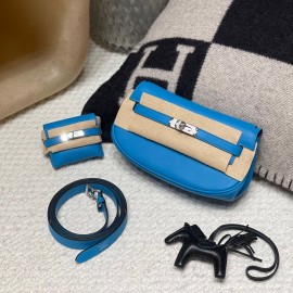 Kelly Moove  Blue frida  Silver Hardware  Full Handmade