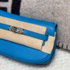 Kelly Moove  Blue frida  Silver Hardware  Full Handmade