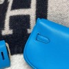 Kelly Moove  Blue frida  Silver Hardware  Full Handmade