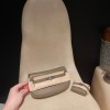 Kelly Moove  18 /Étoupe Grey   Silver Hardware  Full Handmade