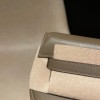 Kelly Moove   18 /Étoupe Grey    Gold Hardware  Full Handmade