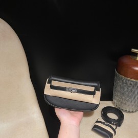 Kelly Moove  89/Black (Noir) Silver Hardware  Full Handmade
