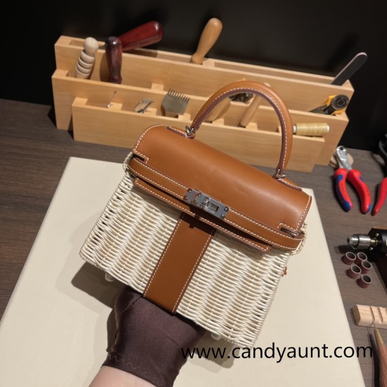 hermes Kelly picnic 37 /Gold Full Handmade hermes Kelly picnic 37 /Gold Full Handmade