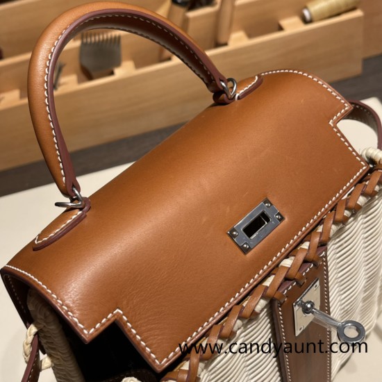 hermes Kelly picnic 37 /Gold Full Handmade hermes Kelly picnic 37 /Gold Full Handmade