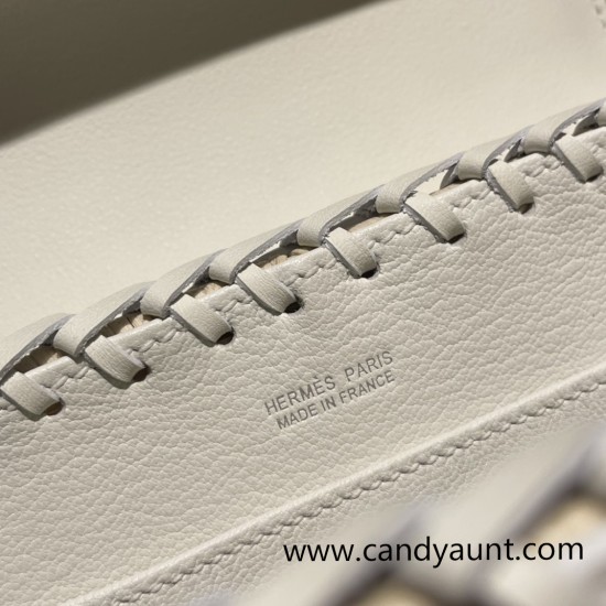 hermes Kelly picnic 01 /White (Blanc) Full Handmade hermes Kelly picnic 01 /White (Blanc) Full Handmade