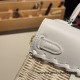 hermes Kelly picnic 01 /White (Blanc) Full Handmade hermes Kelly picnic 01 /White (Blanc) Full Handmade