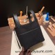 Hermes Picotin Swift & canvas cargo 18cm Swift 89/Black Silver Hardware Hermes Picotin Swift & canvas cargo 18cm Swift 89/Black Silver Hardware