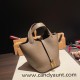 Hermes Picotin cargo Clemence 18cm 18 /Étoupe Grey Gold Hardware Hermes Picotin cargo Clemence 18cm 18 /Étoupe Grey Gold Hardware