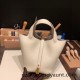 Hermes Picotin cargo Clemence 18cm 10 / Craie Gold Hardware Hermes Picotin cargo Clemence 18cm 10 / Craie Gold Hardware