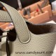 Hermes Picotin cargo Clemence 18cm Q1/ Sauge Silver Hardware Hermes Picotin cargo Clemence 18cm Q1/ Sauge Silver Hardware