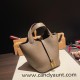 Hermes Picotin cargo Clemence 18cm 8C/ Elephant Grey Gold Hardware Hermes Picotin cargo Clemence 18cm 8C/ Elephant Grey Gold Hardware