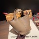 Hermes Picotin cargo Clemence 18cm 8C/ Elephant Grey Gold Hardware Hermes Picotin cargo Clemence 18cm 8C/ Elephant Grey Gold Hardware