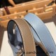 Hermes Picotin Clemence 18cm J7 /Blue Lin& 18/Étoupe Grey Silver Hardware Hermes Picotin Clemence 18cm J7 /Blue Lin& 18/Étoupe Grey Silver Hardware
