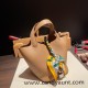 Hermes Picotin Clemence 18cm 0M/Chai Silver Hardware