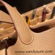 Hermes Picotin Clemence 18cm 0M/Chai Silver Hardware Hermes Picotin Clemence 18cm 0M/Chai Silver Hardware