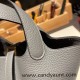 Hermes Picotin Clemence 18cm 0L/ Gris Meyer Gold Hardware Hermes Picotin Clemence 18cm 0L/ Gris Meyer Gold Hardware
