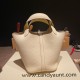 Hermes Picotin Clemence 18cm I2/ Nata & 1Z /Jaune Poussin Silver Hardware Hermes Picotin Clemence 18cm I2/ Nata & 1Z /Jaune Poussin Silver Hardware