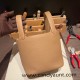 Hermes Picotin Clemence 18cm 0M/Chai Silver Hardware Hermes Picotin Clemence 18cm 0M/Chai Silver Hardware