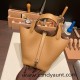 Hermes Picotin Clemence 18cm 4B /Biscuit Silver Hardware Hermes Picotin Clemence 18cm 4B /Biscuit Silver Hardware