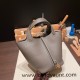 Hermes Picotin Clemence 18cm 8F /Etain Silver Hardware Hermes Picotin Clemence 18cm 8F /Etain Silver Hardware