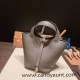Hermes Picotin Clemence 18cm 8F /Etain Silver Hardware Hermes Picotin Clemence 18cm 8F /Etain Silver Hardware