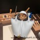 Hermes Picotin Clemence 18cm 08/ Blue Pale Gold Hardware Hermes Picotin Clemence 18cm 08/ Blue Pale Gold Hardware