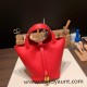 Hermes Picotin Clemence 18cm 0G /Rouge Sellier Gold Hardware Hermes Picotin Clemence 18cm 0G /Rouge Sellier Gold Hardware