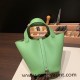 Hermes Picotin Clemence 18cm 3I/Vert Criquet Silver Hardware Hermes Picotin Clemence 18cm 3I/Vert Criquet Silver Hardware