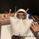 Hermes Picotin Clemence 18cm 10 /Craie Silver Hardware Hermes Picotin Clemence 18cm 10 /Craie Silver Hardware