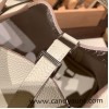 Hermes Picotin Clemence 18cm 10 /Craie Silver Hardware
