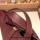 Hermes Picotin Clemence 18cm 0G/ Rouge Sellier Gold Hardware Hermes Picotin Clemence 18cm 0G/ Rouge Sellier Gold Hardware