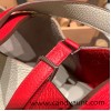 Hermes Picotin Clemence 18cm 80 /Pearl Grey & Q5 Rouse Casaque Silver Hardware