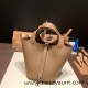 Hermes Picotin Clemence 18cm D0 /Beige de Weimar Silver Hardware Hermes Picotin Clemence 18cm D0 /Beige de Weimar Silver Hardware