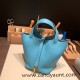 Hermes Picotin Clemence 18cm P3 /Blue du Nord Gold Hardware Hermes Picotin Clemence 18cm P3 /Blue du Nord Gold Hardware