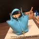 Hermes Picotin Clemence 18cm P3 /Blue du Nord Gold Hardware Hermes Picotin Clemence 18cm P3 /Blue du Nord Gold Hardware