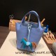 Hermes Picotin Clemence 18cm 2T /Blue Paradise Gold Hardware Hermes Picotin Clemence 18cm 2T /Blue Paradise Gold Hardware