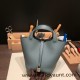 Hermes Picotin Clemence 18cm Y7 /Blue Orage Silver Hardware Hermes Picotin Clemence 18cm Y7 /Blue Orage Silver Hardware
