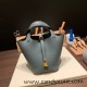 Hermes Picotin Clemence 18cm Y7/ Blue Orage Gold Hardware Hermes Picotin Clemence 18cm Y7/ Blue Orage Gold Hardware
