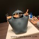 Hermes Picotin Clemence 18cm Y7/ Blue Orage Gold Hardware Hermes Picotin Clemence 18cm Y7/ Blue Orage Gold Hardware