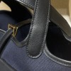 Picotin Lock 18/PM Cargo Picotin Black Twill Ash 78/Blue Marine Gold Hardware Fully Hand-Stitched