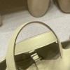 Picotin Lock 18/PM New Stock Picotin I8 Jaune Milton [2024 SS New Color] Silver Hardware Fully Hand-Stitched