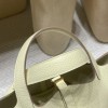 Picotin Lock 18/PM New Stock Picotin I8 Jaune Milton [2024 SS New Color] Silver Hardware Fully Hand-Stitched
