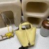 Picotin Lock 18/PM Taurillon Clemence (TC) Picotin I8 1Z/Jaune Poussin [2024 SS New Color]