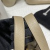 Picotin Lock 18/PM Taurillon Clemence (TC) 8Q Beige Marfa (Latest Color of 2023 AW Collection!) Gold Hardware Fully Hand-Stitched