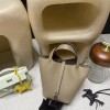 8Q Beige Marfa (Latest Color of 2023 AW Collection!) Picotin Lock 18/PM Taurillon Clemence (TC) Silver Hardware Fully Hand-Stitched