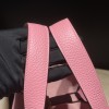 5P/Pink Gold Hardware Picotin Lock 18/PM Taurillon Clemence (TC)