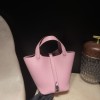 X9/Mauve Sylvestre Silver Hardware Picotin Lock 18/PM Taurillon Clemence (TC)